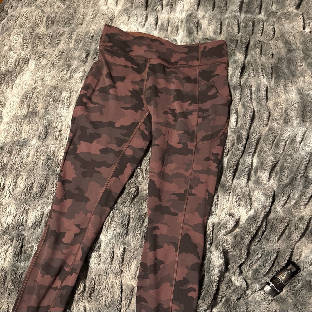 Lululemon fast and free Camo Print Leggings